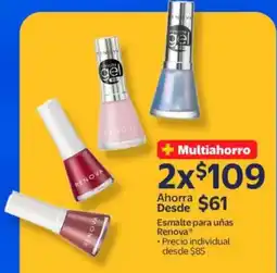 Walmart Renova esmalte para uñas oferta