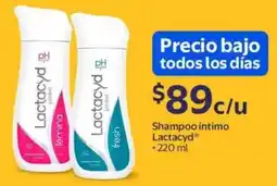 Walmart Lactacyd shampoo íntimo oferta