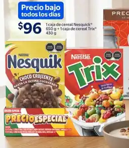 Walmart Nesquick caja de cereal oferta