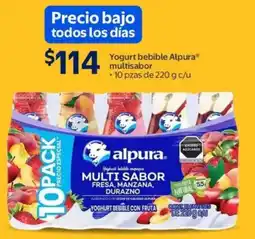 Walmart Alpura multisabor yogurt bebible oferta