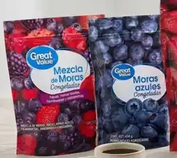 Walmart Great value mezcla de moras o moras azules congeladas oferta
