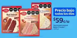 Walmart Betty crocker harina para pastel oferta