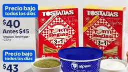 Walmart Tortiregias tostadas oferta