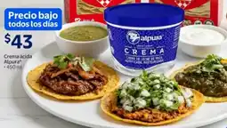Walmart Alpura crema ácida oferta