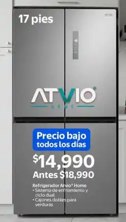 Walmart Atvio home refrigerador oferta