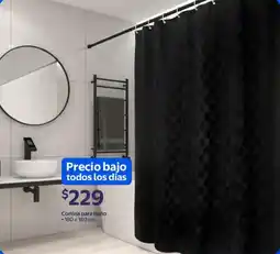 Walmart Cortina para baño oferta
