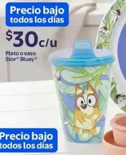 Walmart Stor bluey plato o vaso oferta