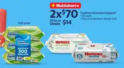 Walmart Huggies Toallitas húmedas oferta
