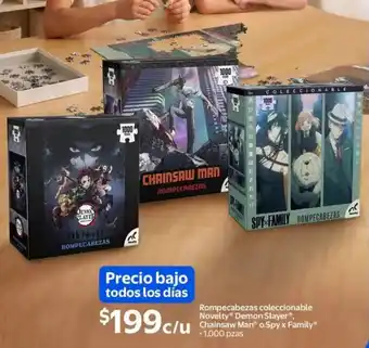 Novelty demon slayer , chainsaw man o spy x family rompecabezas coleccionable