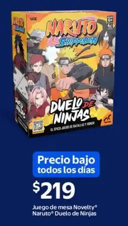 Walmart Novelty naruto duelo de ninjas juego de mesa oferta