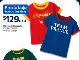 Walmart Playera estampada oferta