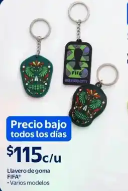 Walmart Fifa llavero de goma oferta