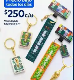 Walmart Fifa llaveros variedad oferta