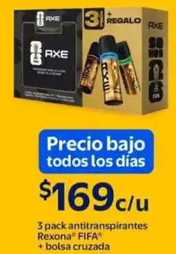 Walmart Fifa antitranspirantes rexona oferta