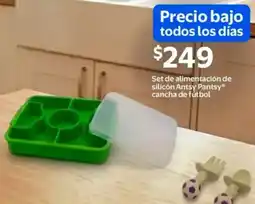 Walmart Antsy pantsy set de alimentación de silicón cancha de fútbol oferta