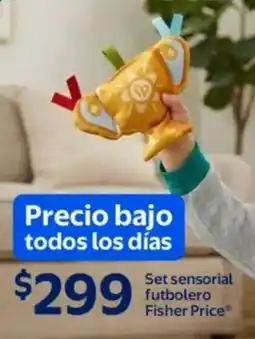 Walmart Fisher price set sensorial futbolero oferta