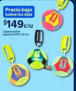 Walmart Fifa llavero balón peluche oferta