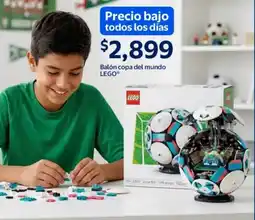 Walmart Lego balón copa del mundo oferta