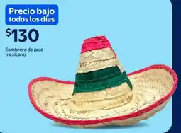 Walmart Sombrero de paja mexicano oferta
