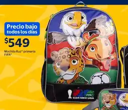 Walmart Fifa mochila ruz primaria oferta