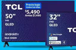 Walmart Tcl smart tv 50" oferta