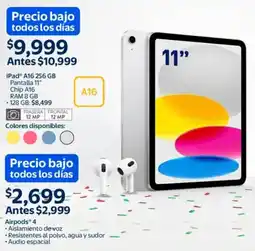 Walmart iPad A16 oferta