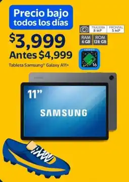 Walmart Samsung galaxy A11+ tableta oferta