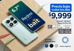Walmart Xiaomi redmi note 14 pro 5G oferta