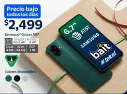 Walmart Samsung galaxy A07 oferta
