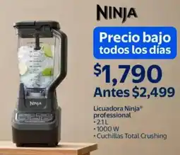 Walmart Ninja licuadora professional oferta