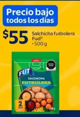 Walmart Fud salchicha futbolera oferta