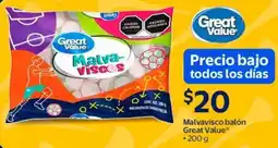 Walmart Great value malvavisco balón oferta