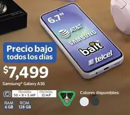 Walmart Samsung galaxy A36 oferta