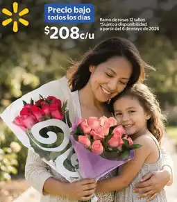 Walmart Ramo de rosas oferta