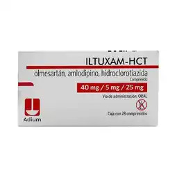 Farmacias Benavides 40 mg Olmesartán/5 mg Amlodipino/25 mg Hidroclorotiazida oferta