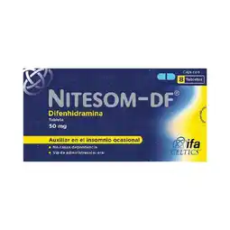 Farmacias Benavides 50 mg Difenhidramina oferta