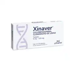 Farmacias Benavides 5 mg Ciclobenzaprina/125 mg Clonixinato de Lisina oferta