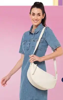 Walmart Bolsa bandolera de vinipiel oferta