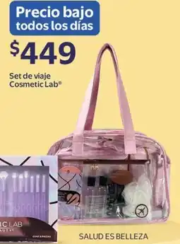 Walmart Cosmetic lab set de viaje oferta