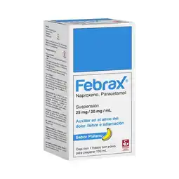 Farmacias Benavides 125 mg Naproxeno Sódico/100 mg Paracetamol/5 ml Suspensión oferta