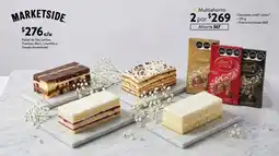 Walmart Express Marketside pastel de tres leches, tiramisú, berry chantilly o tuxedo marketside oferta