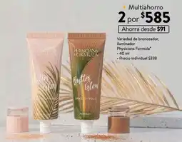 Walmart Express Physicians formula variedad de bronceador, iluminador oferta