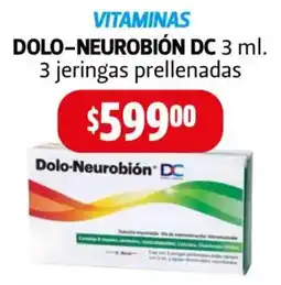Farmacias Guadalajara Dolo-Neurobion DC 3 ml oferta