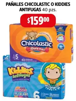 Farmacias Guadalajara Chicolastic o Kiddies antifugas pañales oferta