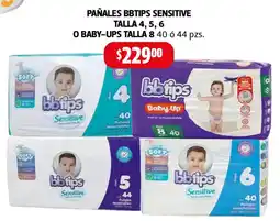 Farmacias Guadalajara Bbtips sensitive o baby-up pañales oferta