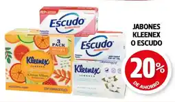Farmacias Guadalajara Kleenex o Escudo jabones oferta