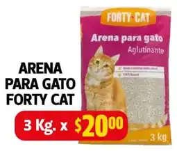 Farmacias Guadalajara Forty Cat arena para gato oferta