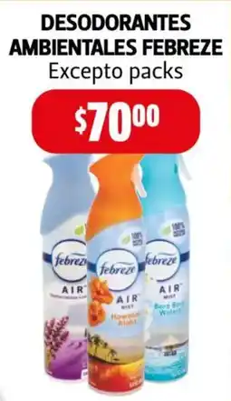 Farmacias Guadalajara Febreze desodorantes ambientales oferta