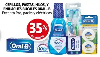 Farmacias Guadalajara Oral-B cepillos, pastas, hilos, y enjuagues bucales oferta