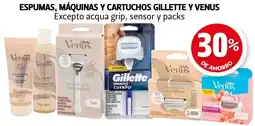 Farmacias Guadalajara Espumas, máquinas y cartuchos gillette y venus oferta